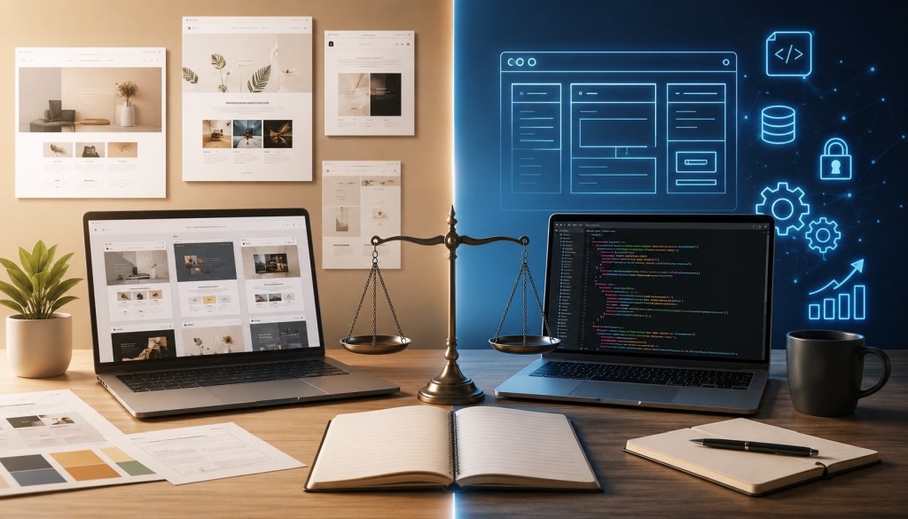 Egyedi weboldal vagy sablon? Így válassz üzleti céljaidhoz