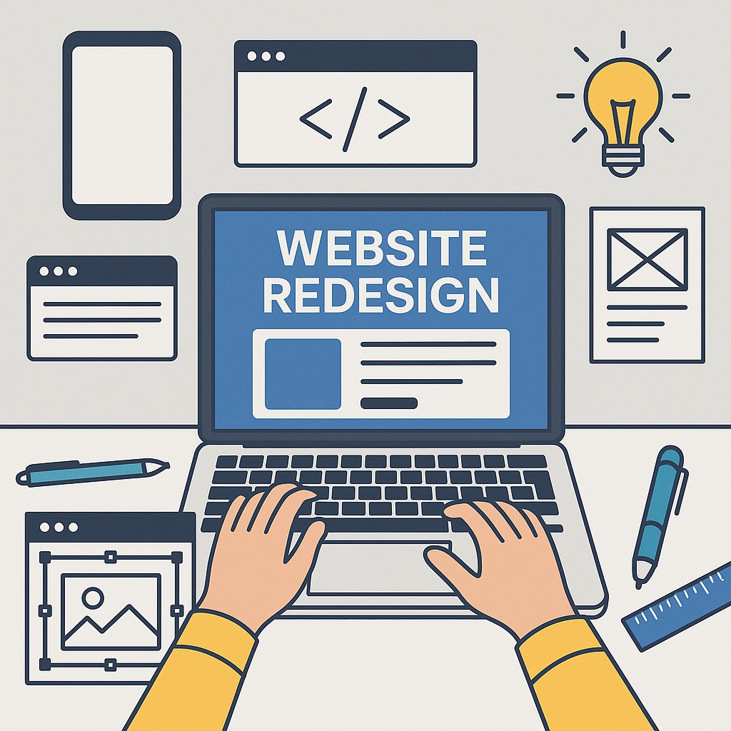 Céges weboldal újítás